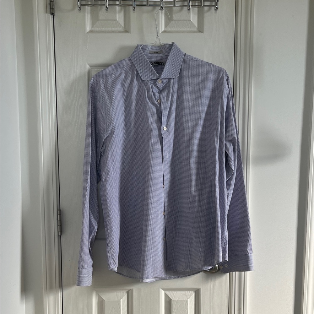 Express Light Blue Dress Shirt
